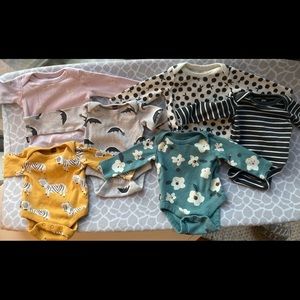 Tea Collection Newborn Onesies